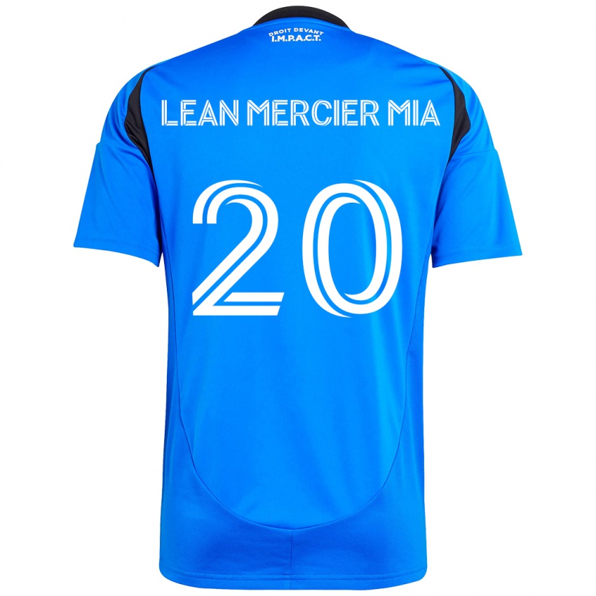 ילדים Mc Lean Mercier Mia #20 תכלת שמיים כחול כהה ג'רזי ביתית 2025/26 חולצה קצרה
