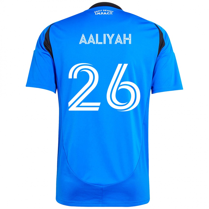 ילדים Picquet Aaliyah #26 תכלת שמיים כחול כהה ג'רזי ביתית 2025/26 חולצה קצרה