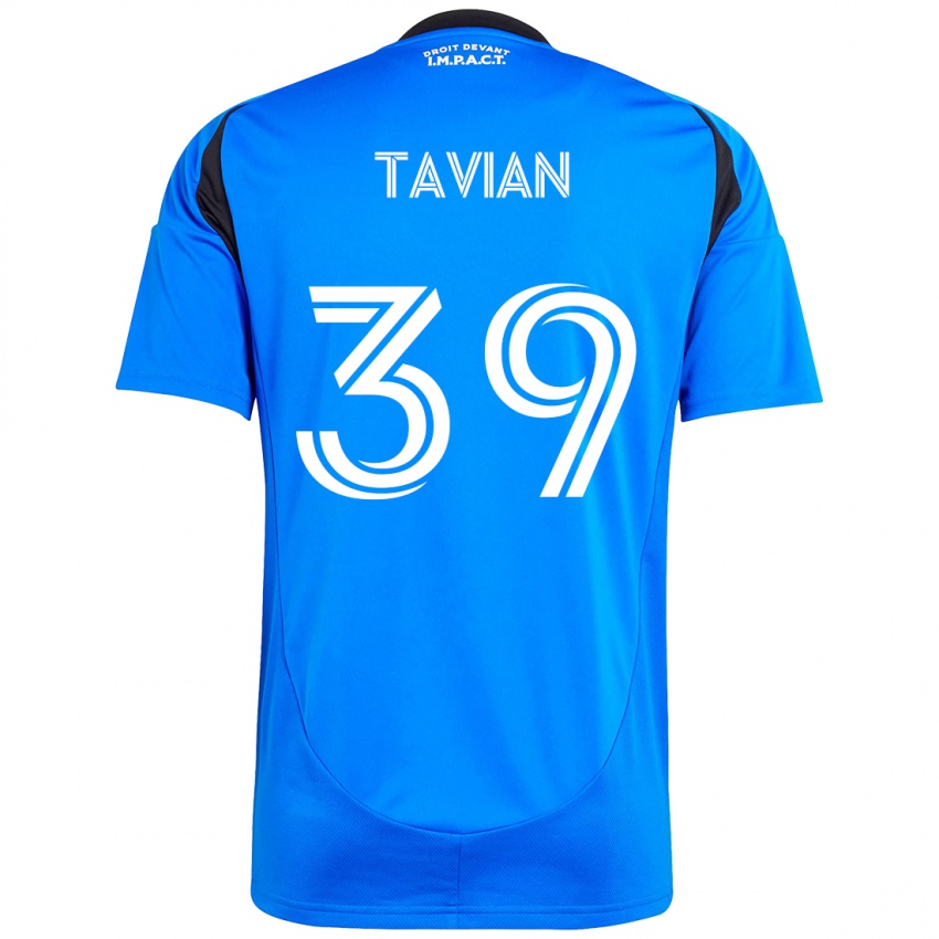 ילדים Vandendort Tavian #39 תכלת שמיים כחול כהה ג'רזי ביתית 2025/26 חולצה קצרה