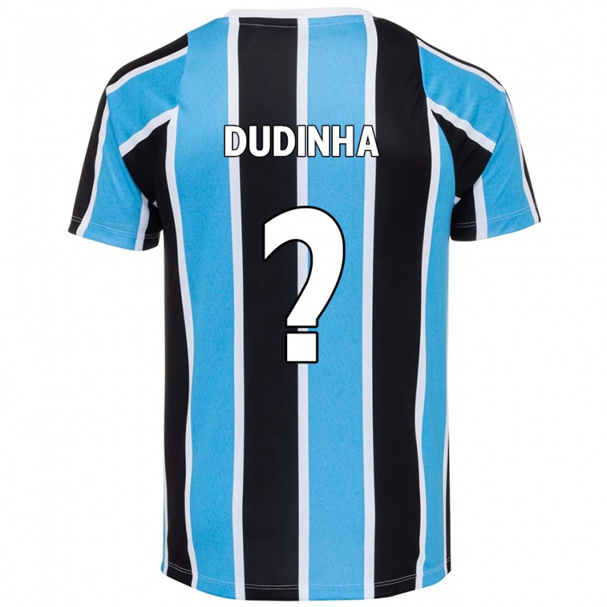 ילדים Dudinha #0 לבן כחול ג'רזי ביתית 2025/26 חולצה קצרה