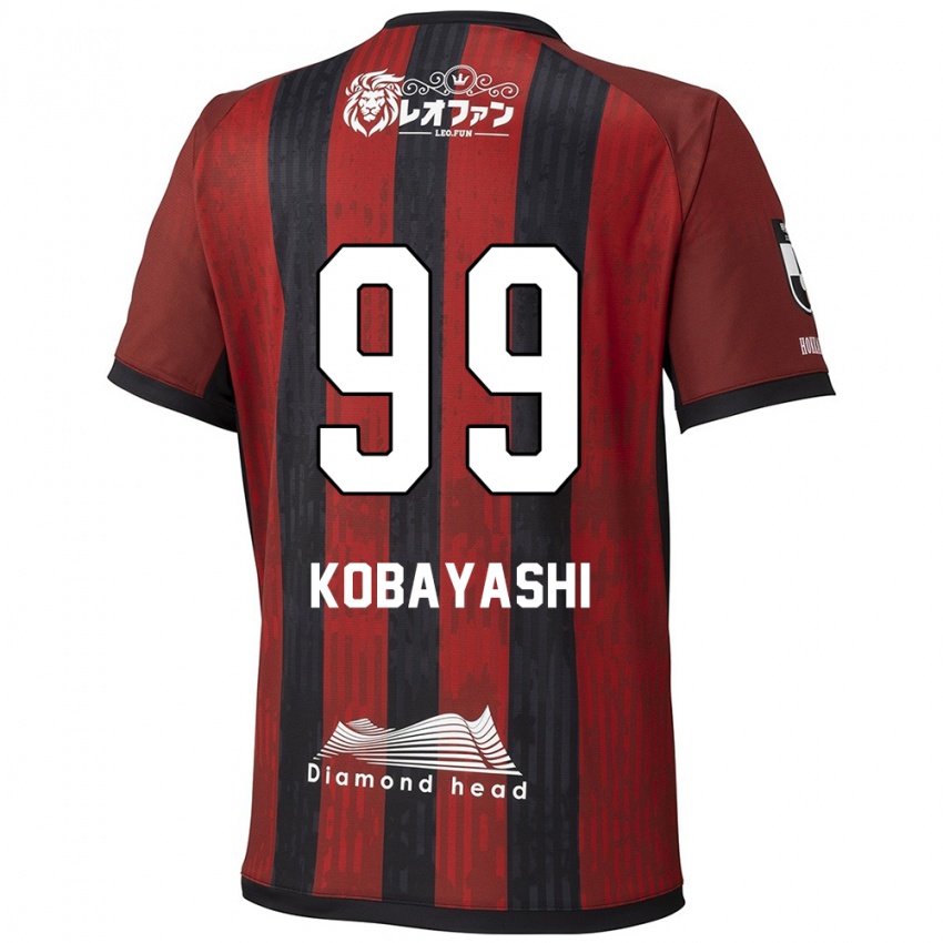 ילדים יוקי קובאיאשי #99 כחול אדום ג'רזי ביתית 2025/26 חולצה קצרה
