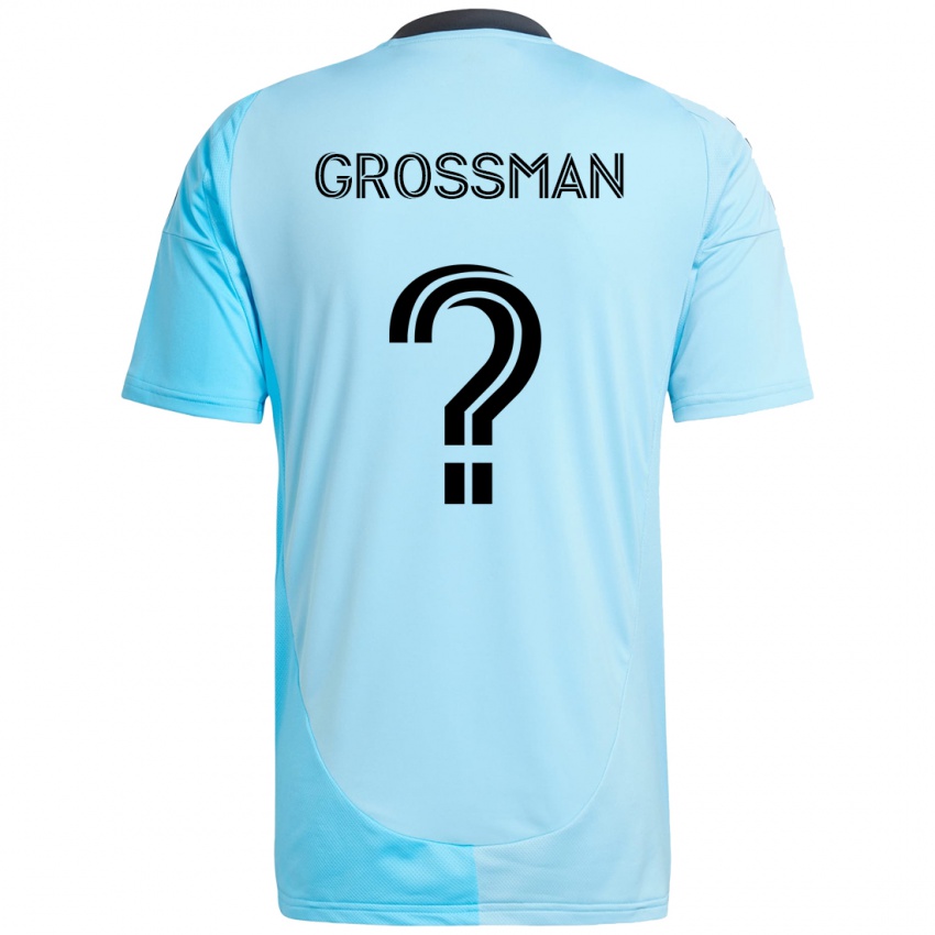 ילדים Jack Grossman #0 שחור כחול הרחק ג'רזי 2025/26 חולצה קצרה