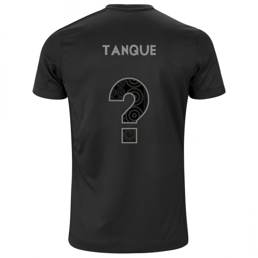 ילדים Eduardo Tanque #0 לבן שחור הרחק ג'רזי 2025/26 חולצה קצרה