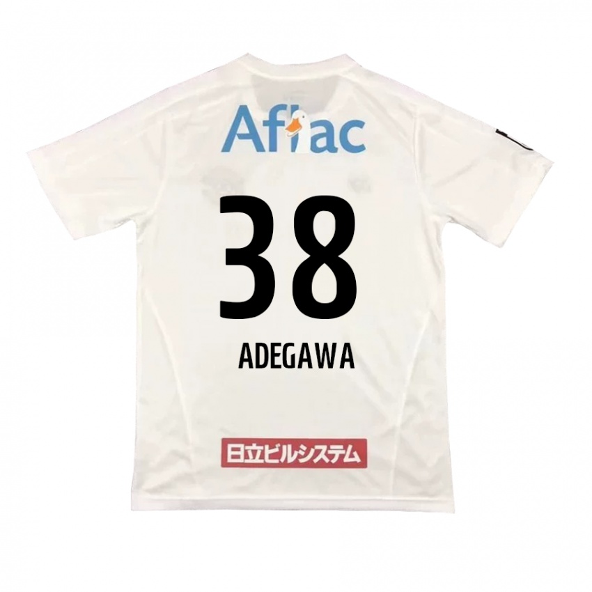 ילדים Koa Adegawa #38 שחור צהוב הרחק ג'רזי 2025/26 חולצה קצרה