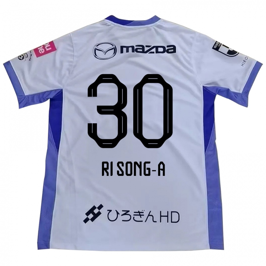 ילדים Ri Song-A #30 סגול כתום הרחק ג'רזי 2025/26 חולצה קצרה