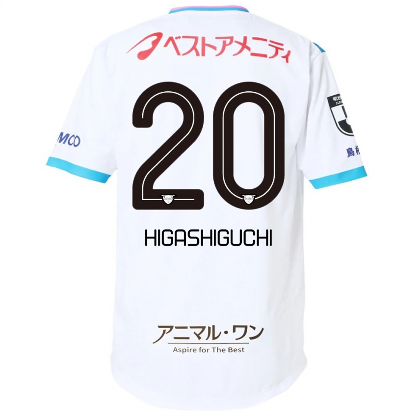 ילדים Aitaro Higashiguchi #20 כחול ורוד הרחק ג'רזי 2025/26 חולצה קצרה