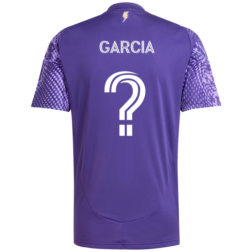 גברים Jakob Garcia #0 לבן סגול ג'רזי ביתית 2025/26 חולצה קצרה