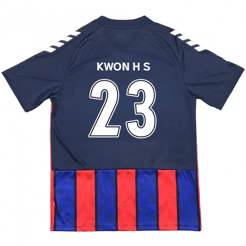 גברים Kwon Hui-Seon #23 לבן פנינה אדום ג'רזי ביתית 2025/26 חולצה קצרה