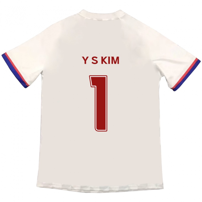 גברים Seong-Yoon Kim #1 כחול מלכותי אדום הרחק ג'רזי 2025/26 חולצה קצרה