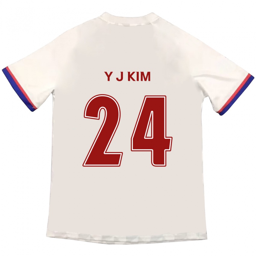 גברים Ju-Yeop Kim #24 כחול מלכותי אדום הרחק ג'רזי 2025/26 חולצה קצרה