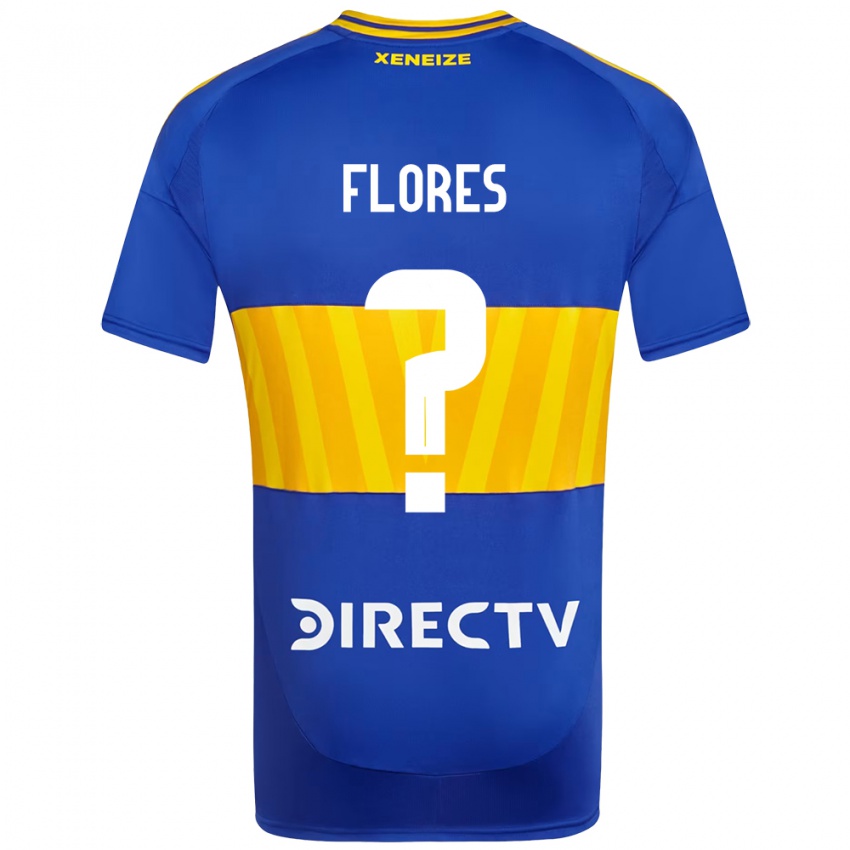 נשים Leonel Flores #0 לבן כחול ג'רזי ביתית 2025/26 חולצה קצרה