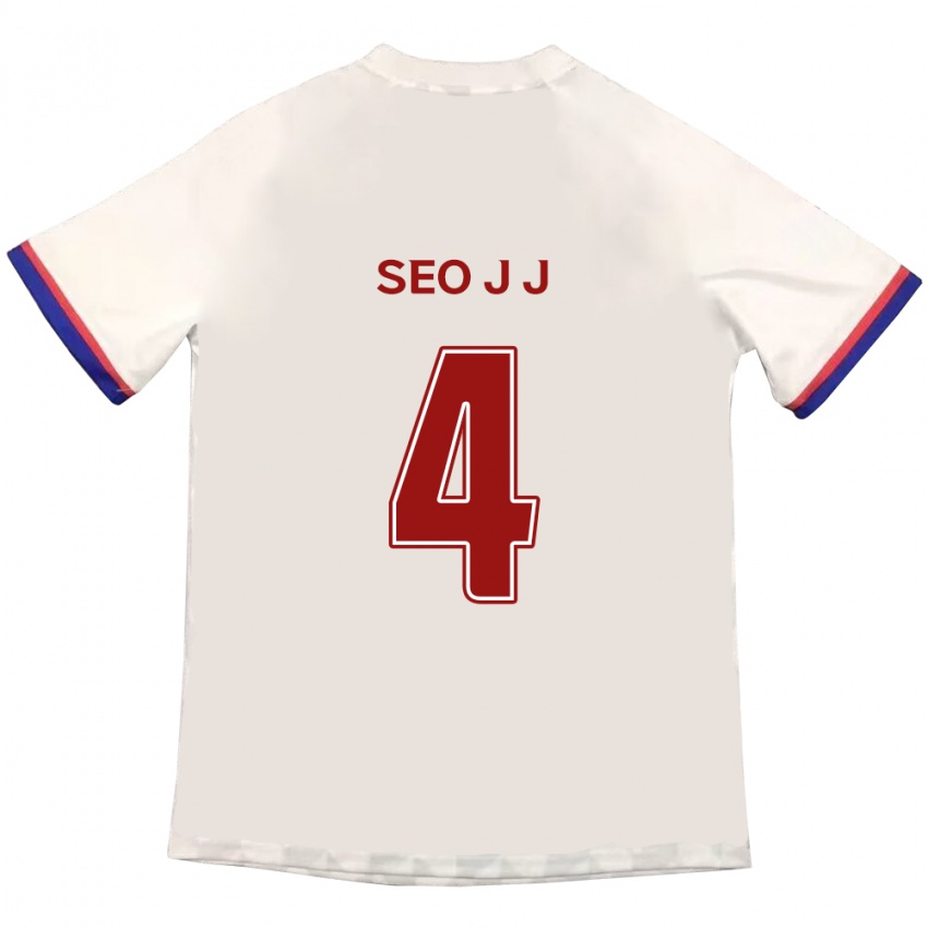 נשים Seo Jin-Ju #4 כחול מלכותי אדום הרחק ג'רזי 2025/26 חולצה קצרה