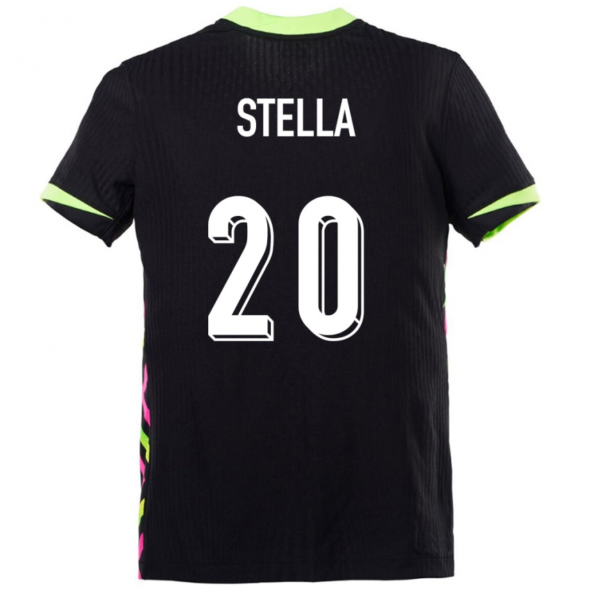 ילדים אוֹסטְרַלִיָה Xavier Stella #20 כחול כהה הרחק ג'רזי 24-26 חולצה קצרה