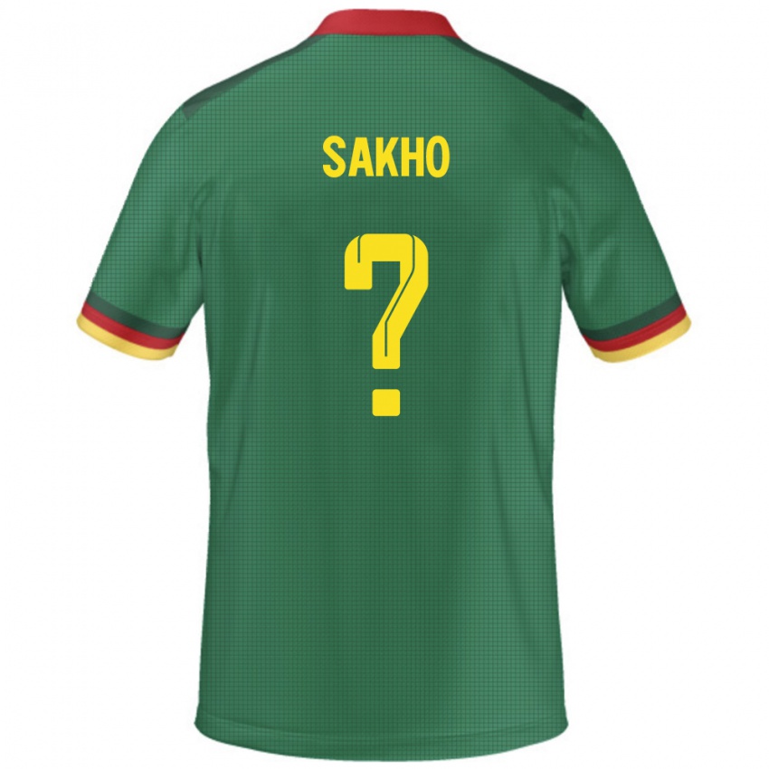 נשים קמרון Tyrone Sakho #0 יָרוֹק ג'רזי ביתית 24-26 חולצה קצרה