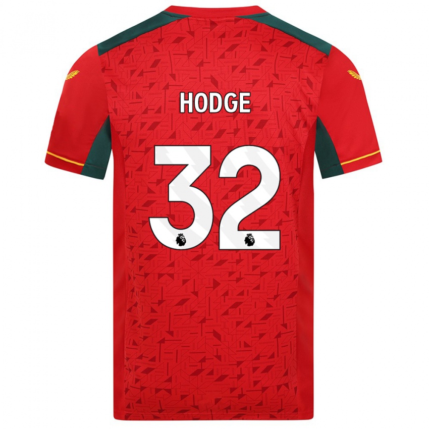 ילדים Joe Hodge #32 אָדוֹם הרחק ג'רזי 2023/24 חולצה קצרה