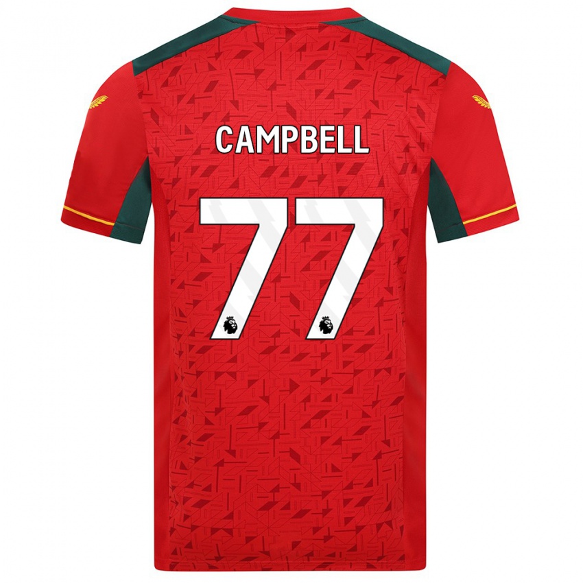 ילדים Chem Campbell #77 אָדוֹם הרחק ג'רזי 2023/24 חולצה קצרה