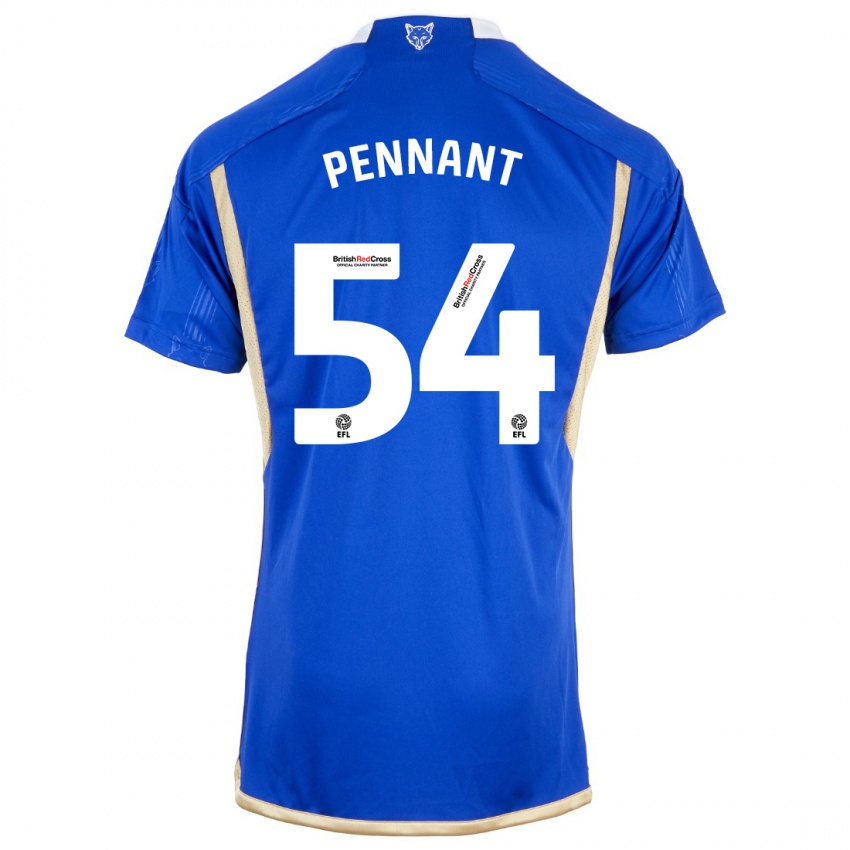 גברים קיאן פננט #54 כחול מלכותי ג'רזי ביתית 2023/24 חולצה קצרה