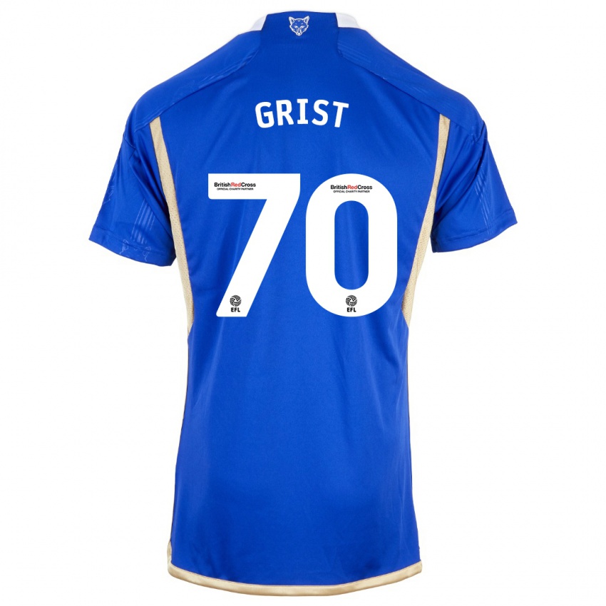 גברים בן גריסט #70 כחול מלכותי ג'רזי ביתית 2023/24 חולצה קצרה