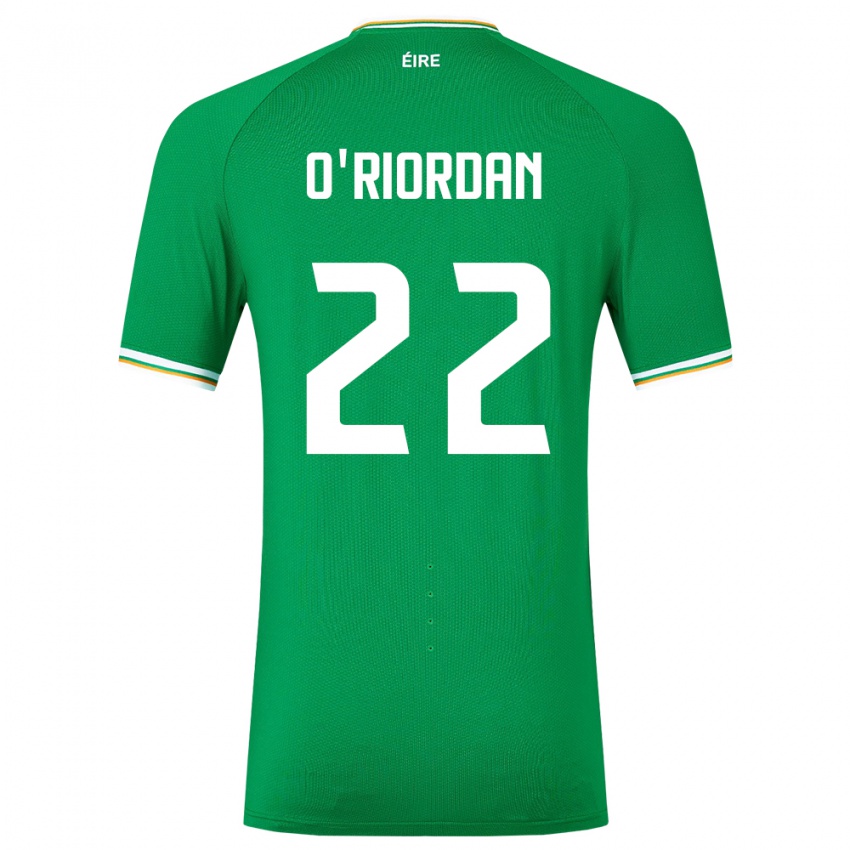 ילדים אירלנד קונור או'ריורדן #22 ירוק ג'רזי ביתית 24-26 חולצה קצרה
