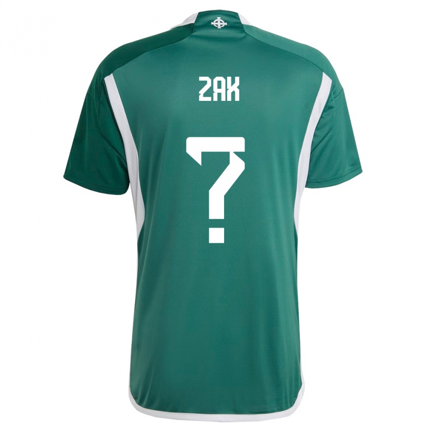 ילדים צפון אירלנד זאק רובינסון #0 ירוק ג'רזי ביתית 24-26 חולצה קצרה