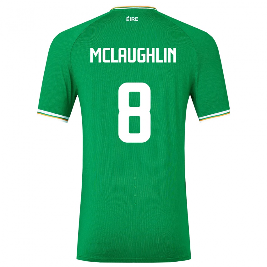 נשים אירלנד רומה מקלפלין #8 ירוק ג'רזי ביתית 24-26 חולצה קצרה