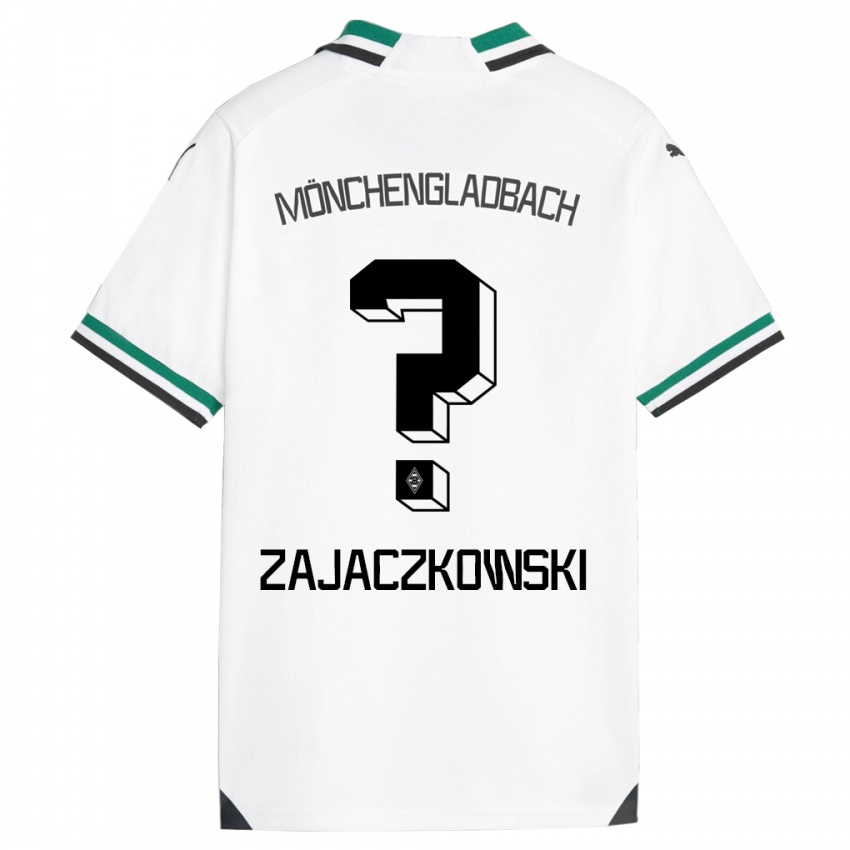 ילדים וינסנט זייצ'קובסקי #0 לבן ירוק ג'רזי ביתית 2023/24 חולצה קצרה