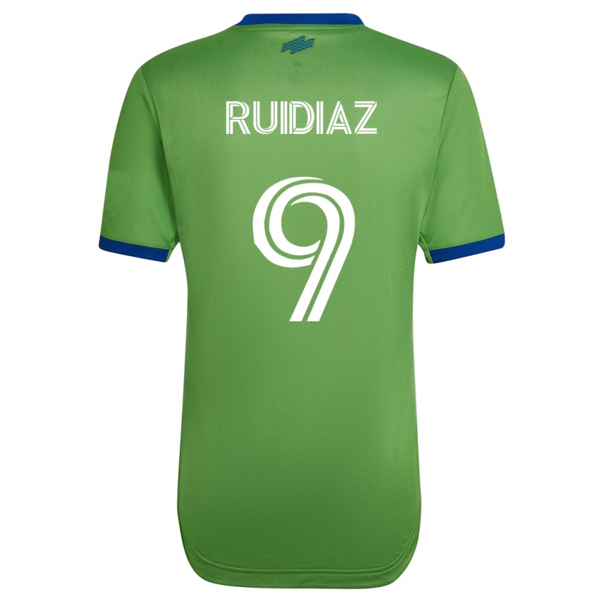 ילדים ראול רוידיאז #9 ירוק ג'רזי ביתית 2023/24 חולצה קצרה