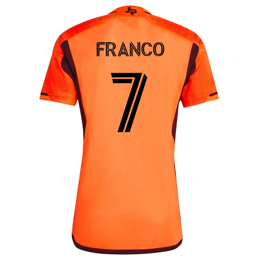 ילדים איוואן פרנקו #7 תפוז ג'רזי ביתית 2023/24 חולצה קצרה