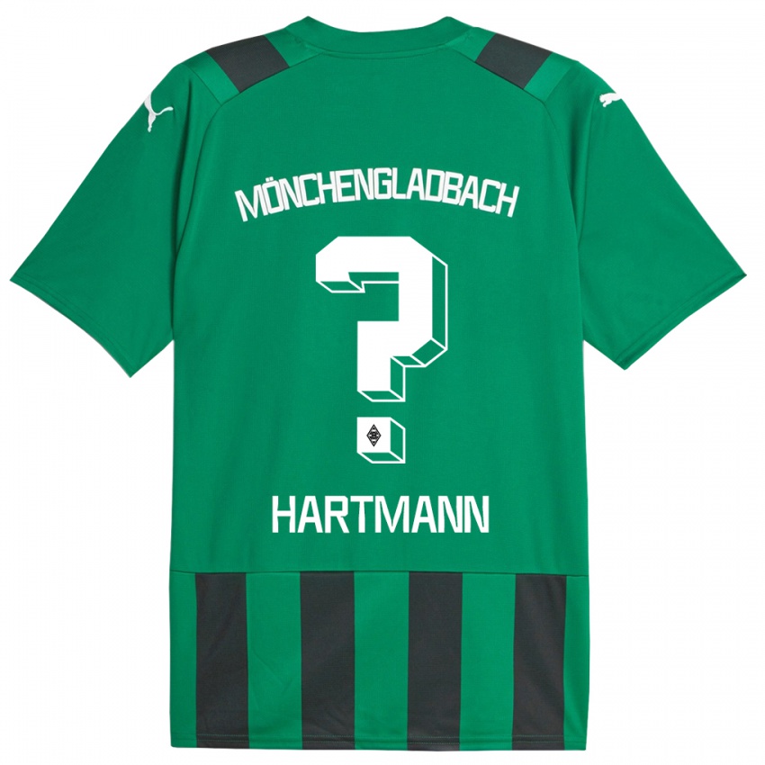 ילדים מיגל הרטמן #0 ירוק שחור הרחק ג'רזי 2023/24 חולצה קצרה
