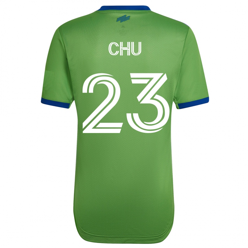 גברים לאו צ׳ו #23 ירוק ג'רזי ביתית 2023/24 חולצה קצרה