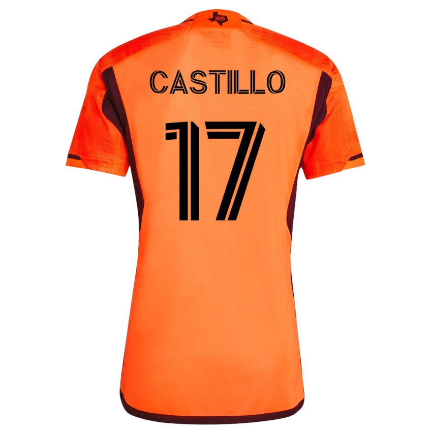 גברים ג׳וינר אלחנדרו קסטיו מחיה #17 תפוז ג'רזי ביתית 2023/24 חולצה קצרה