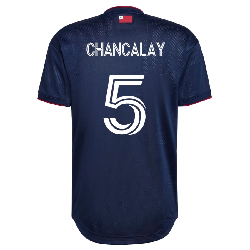 גברים Tomás Chancalay #5 חיל הים ג'רזי ביתית 2023/24 חולצה קצרה