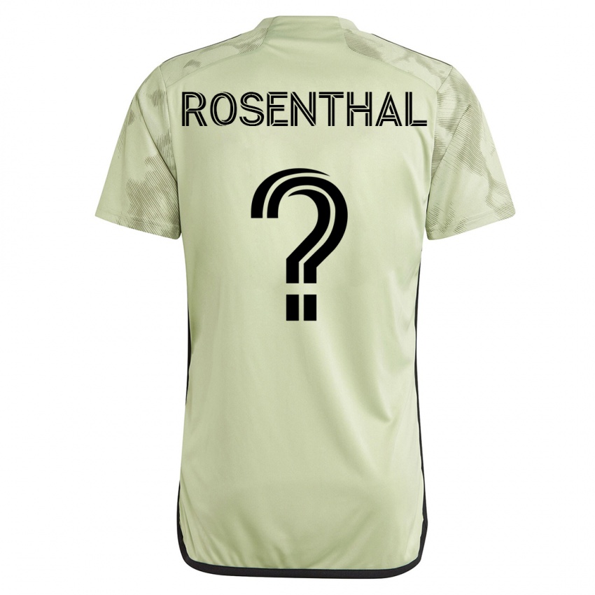 גברים צ'רלי רוזנטל #0 ירוק הרחק ג'רזי 2023/24 חולצה קצרה