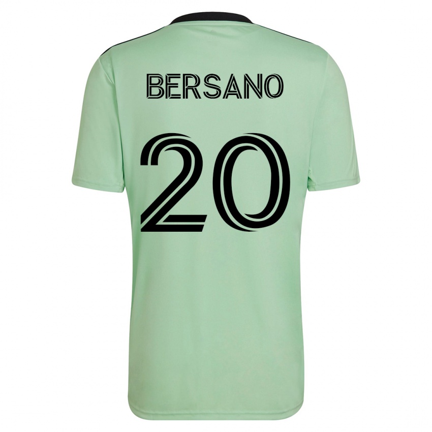 גברים מאט ברסנו #20 ירוק בהיר הרחק ג'רזי 2023/24 חולצה קצרה