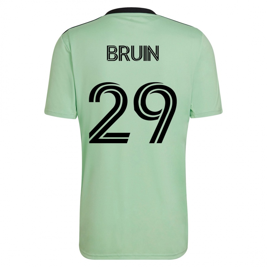 גברים וויל ברוין #29 ירוק בהיר הרחק ג'רזי 2023/24 חולצה קצרה