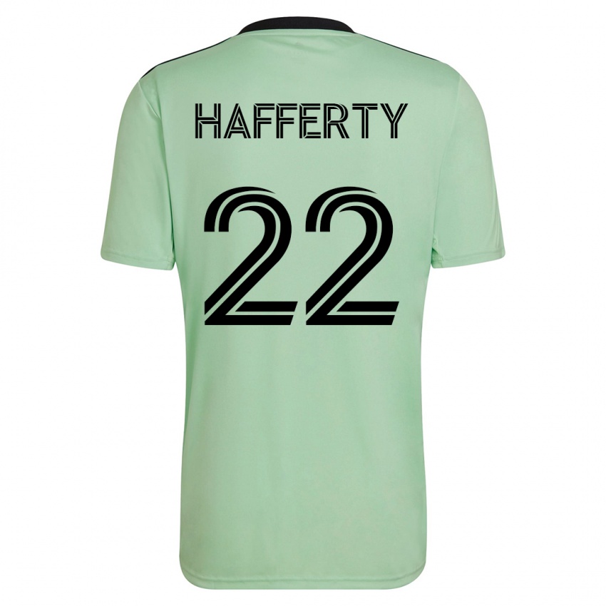 גברים ג'ו הפרטי #22 ירוק בהיר הרחק ג'רזי 2023/24 חולצה קצרה