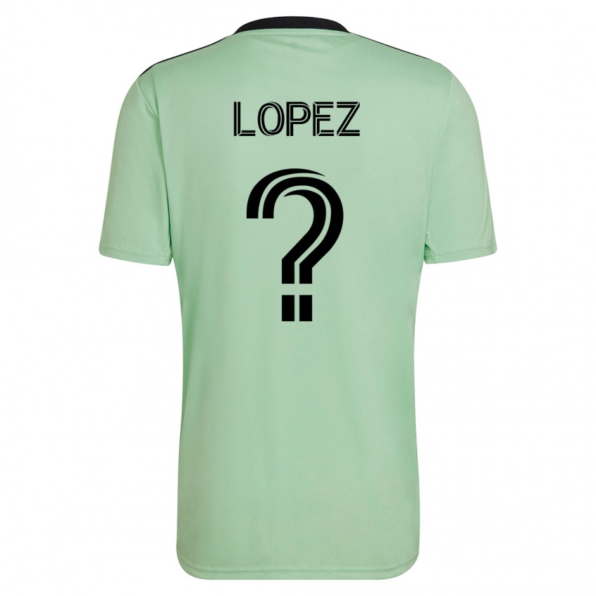 נשים אריק לופז #0 ירוק בהיר הרחק ג'רזי 2023/24 חולצה קצרה