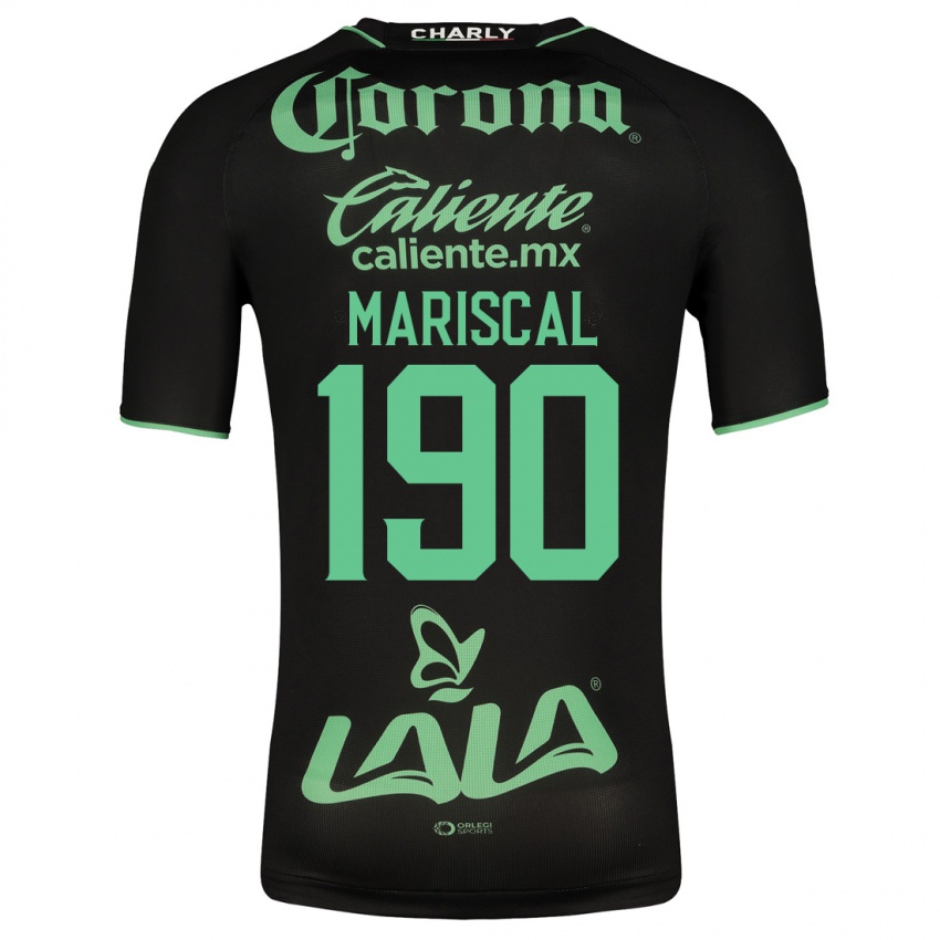 נשים Salvador Mariscal #190 שָׁחוֹר הרחק ג'רזי 2023/24 חולצה קצרה
