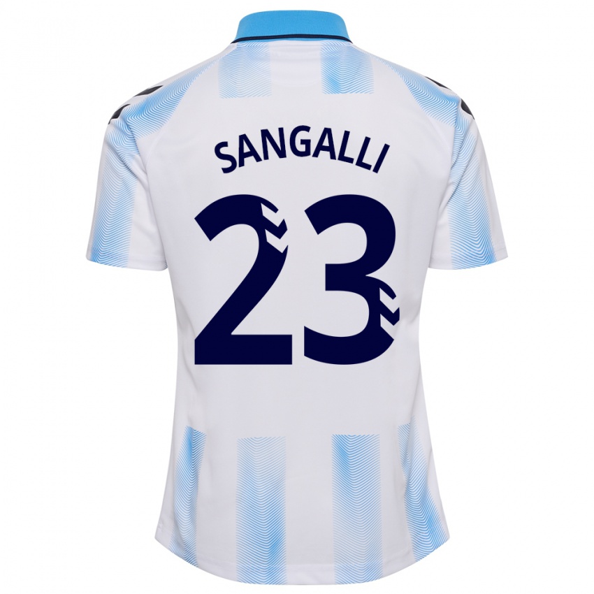 ילדים לוקה סנגאלי #23 לבן כחול ג'רזי ביתית 2023/24 חולצה קצרה