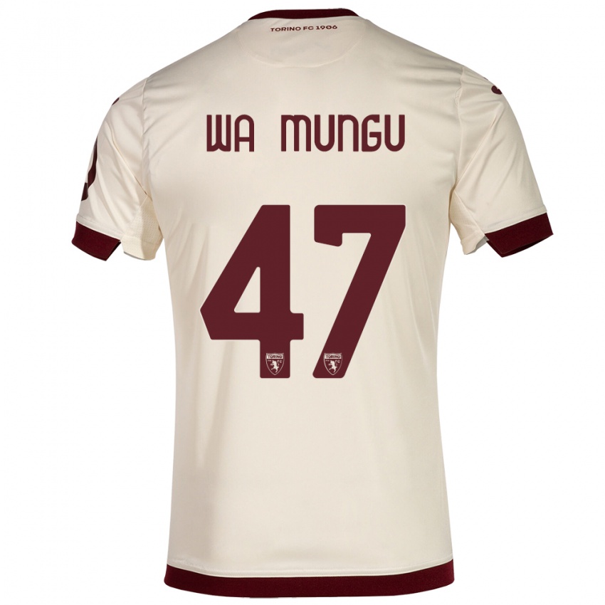 ילדים Vimoj Muntu Wa Mungu #47 שמפנייה הרחק ג'רזי 2023/24 חולצה קצרה