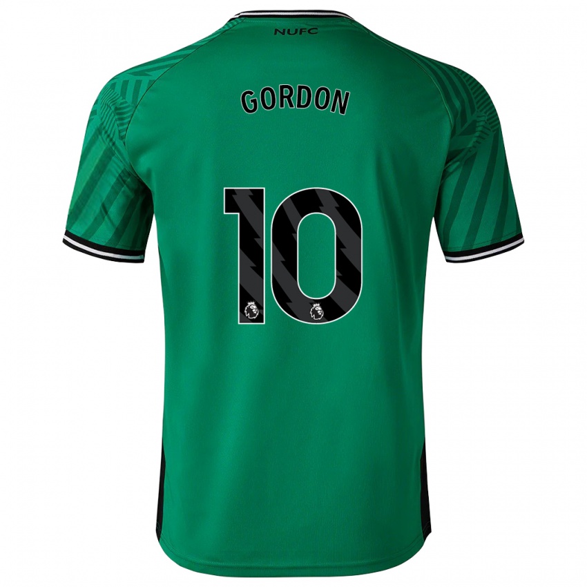 ילדים אנתוני גורדון #10 ירוק הרחק ג'רזי 2023/24 חולצה קצרה