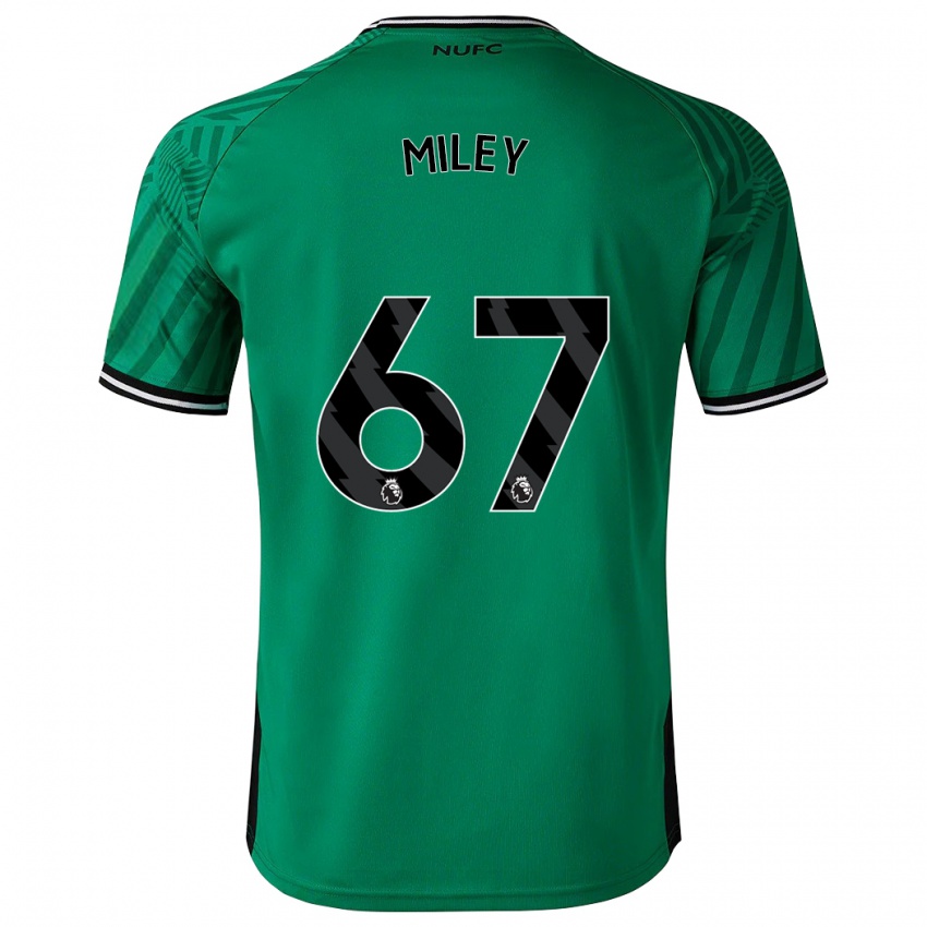 ילדים לואיס מיילי #67 ירוק הרחק ג'רזי 2023/24 חולצה קצרה