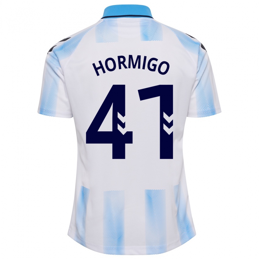 גברים סינטיה הורמיגו #41 לבן כחול ג'רזי ביתית 2023/24 חולצה קצרה