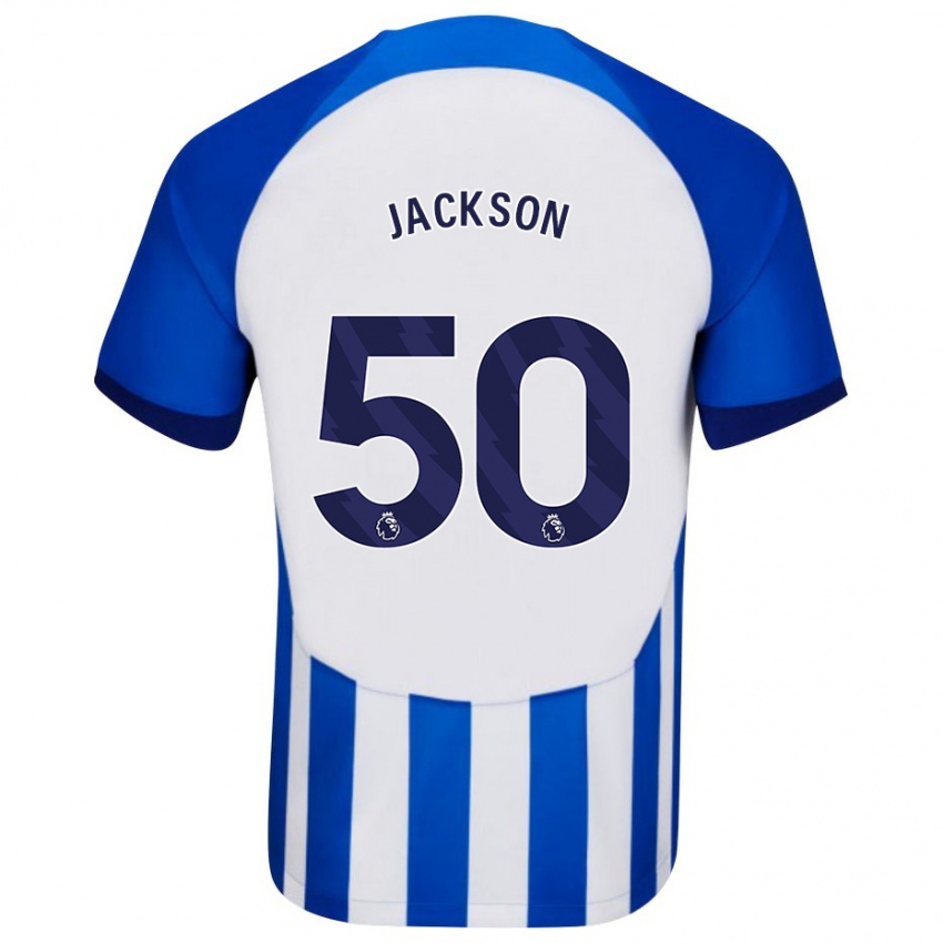 גברים Ben Jackson #50 כְּחוֹל ג'רזי ביתית 2023/24 חולצה קצרה