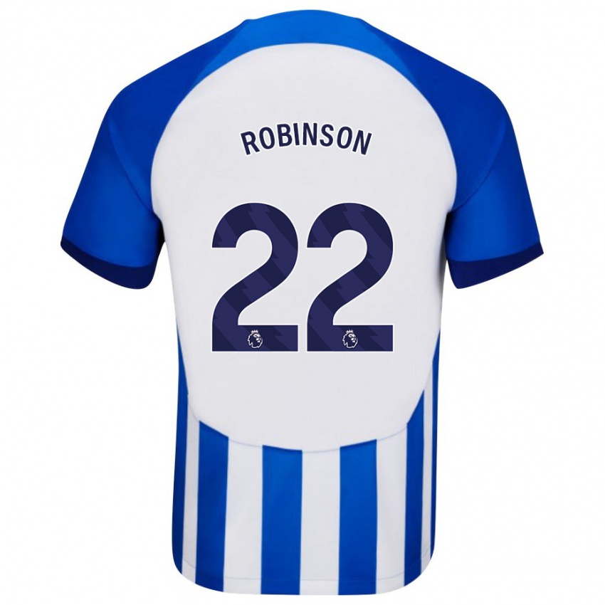 גברים Katie Robinson #22 כְּחוֹל ג'רזי ביתית 2023/24 חולצה קצרה