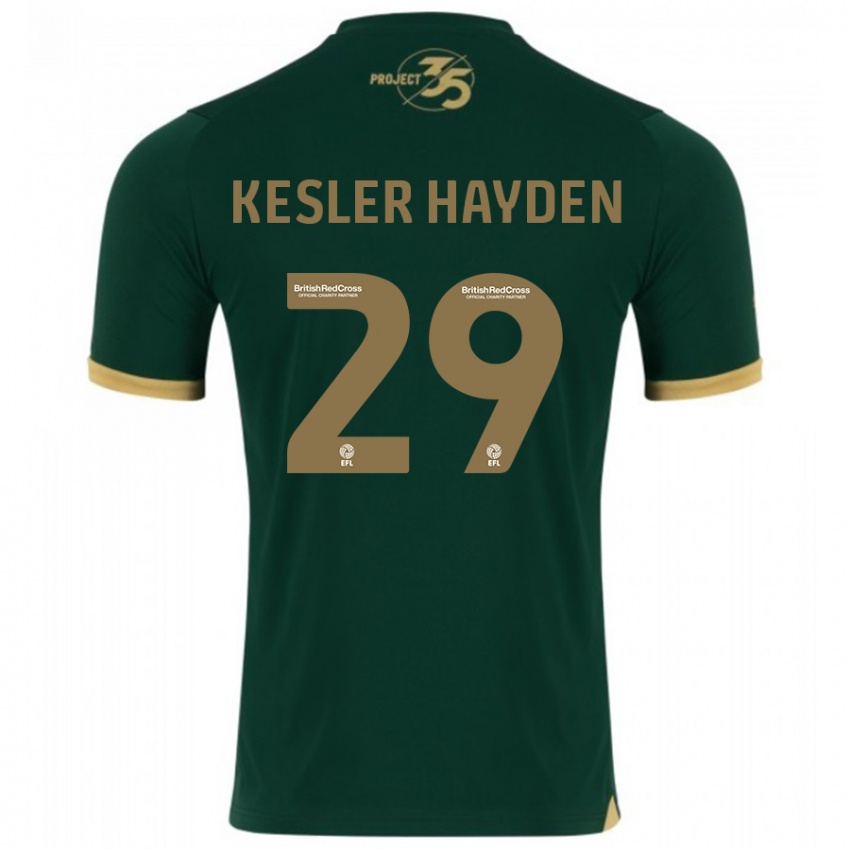גברים קיין קסלר היידן #29 ירוק ג'רזי ביתית 2023/24 חולצה קצרה