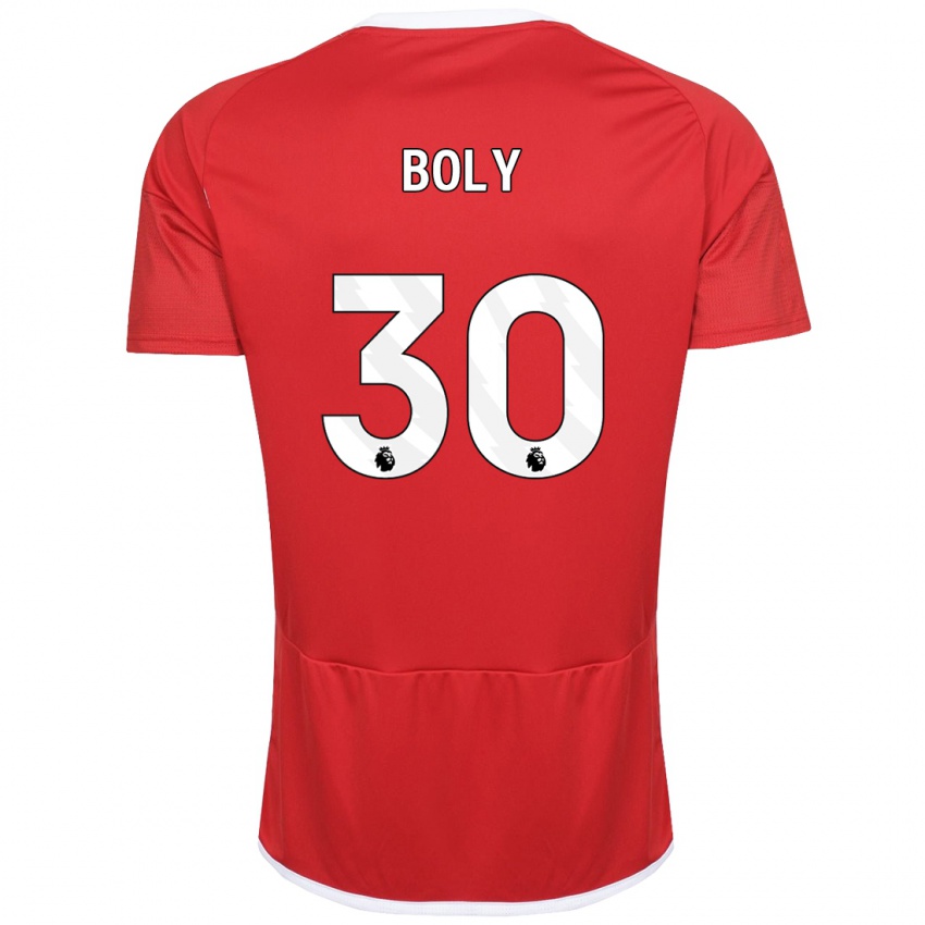 גברים ווילי בולי #30 אָדוֹם ג'רזי ביתית 2023/24 חולצה קצרה
