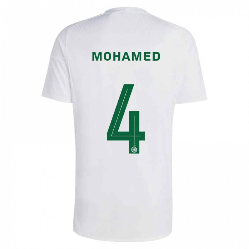 גברים עלי מוחמד #4 ירוק כחול הרחק ג'רזי 2023/24 חולצה קצרה