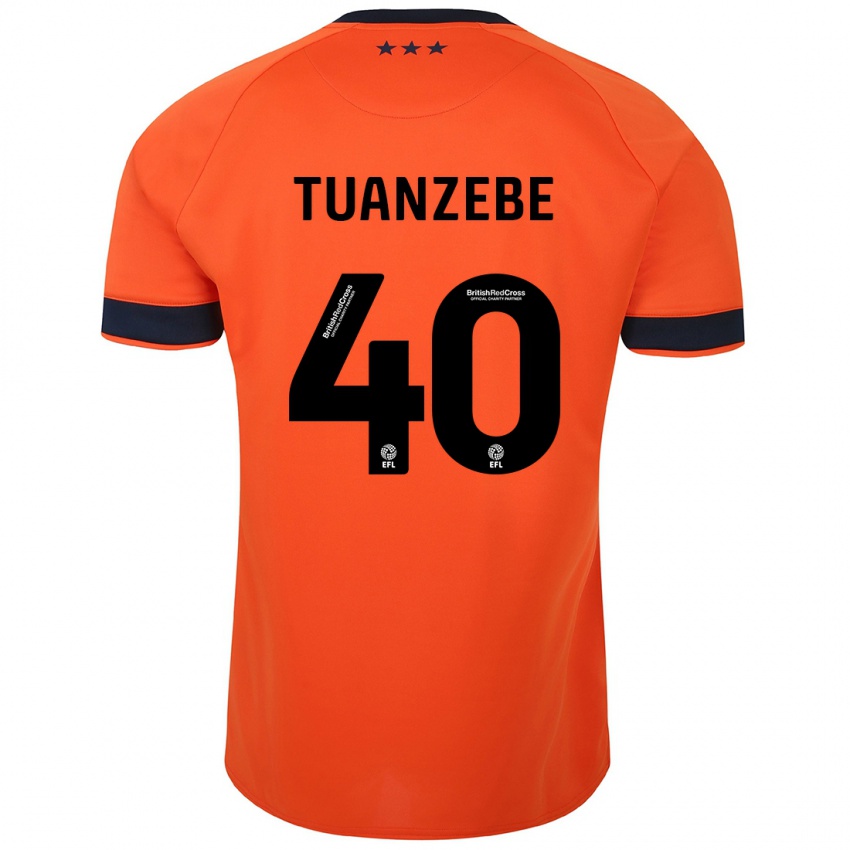 גברים אקסל טואנזבה #40 תפוז הרחק ג'רזי 2023/24 חולצה קצרה