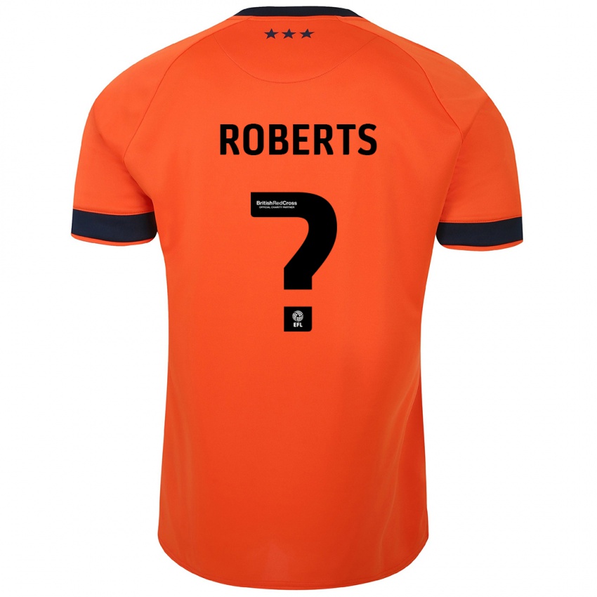 גברים Mathaeus Roberts #0 תפוז הרחק ג'רזי 2023/24 חולצה קצרה